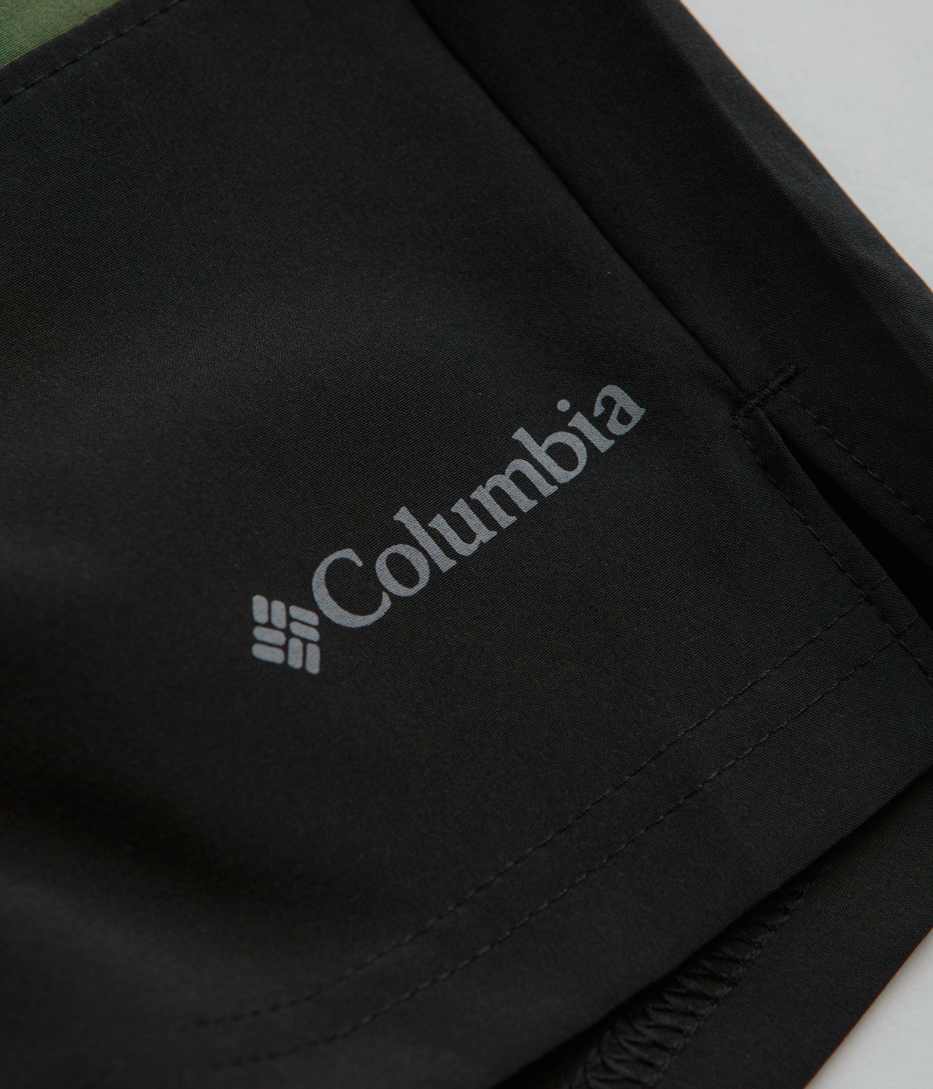 Columbia Hike Color Block Shorts - Canteen / Black earthy shades