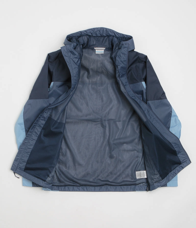 Trail Style Abrasion Resistant Finish Columbia Inner Limits III Jacket - Dark Mountain / Collegiate Navy / Ripple
