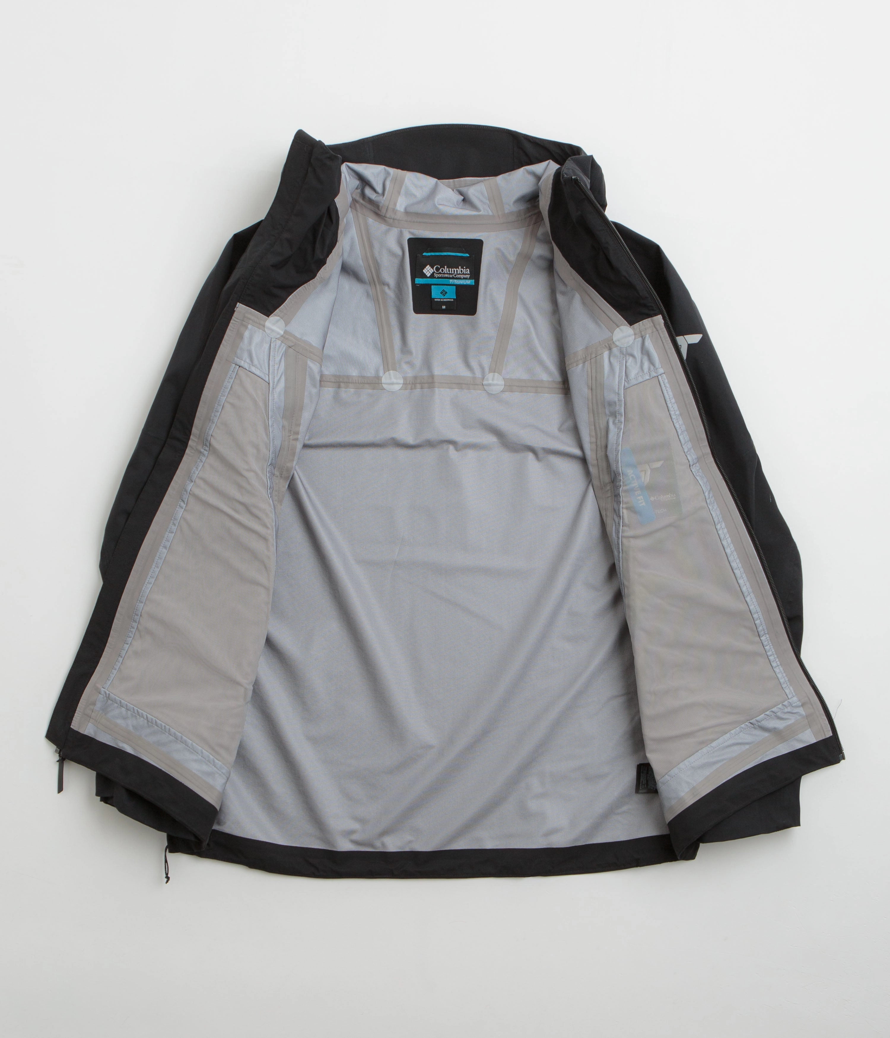 Columbia Northwest Explorer 3L Shell Jacket - Black Heal