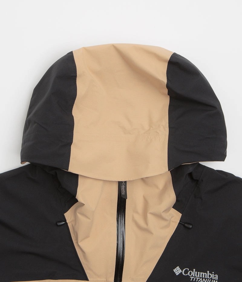 Columbia Northwest Explorer 3L Shell Jacket - Canoe / Black Anti Static Lining Lightweight Shield