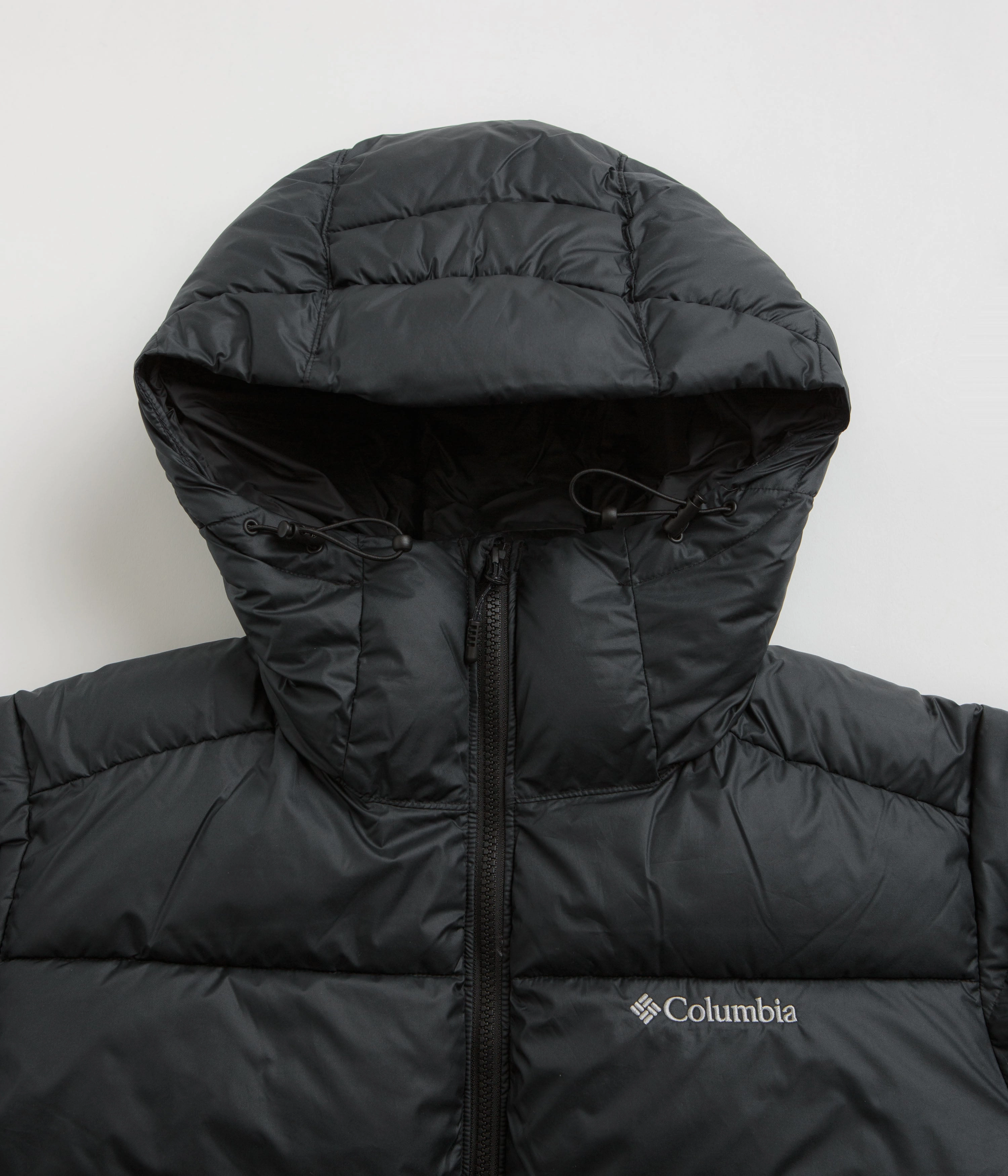 Outdoor Layer Cozy Fit Columbia Pike Lake II Hooded Jacket - Black / Black