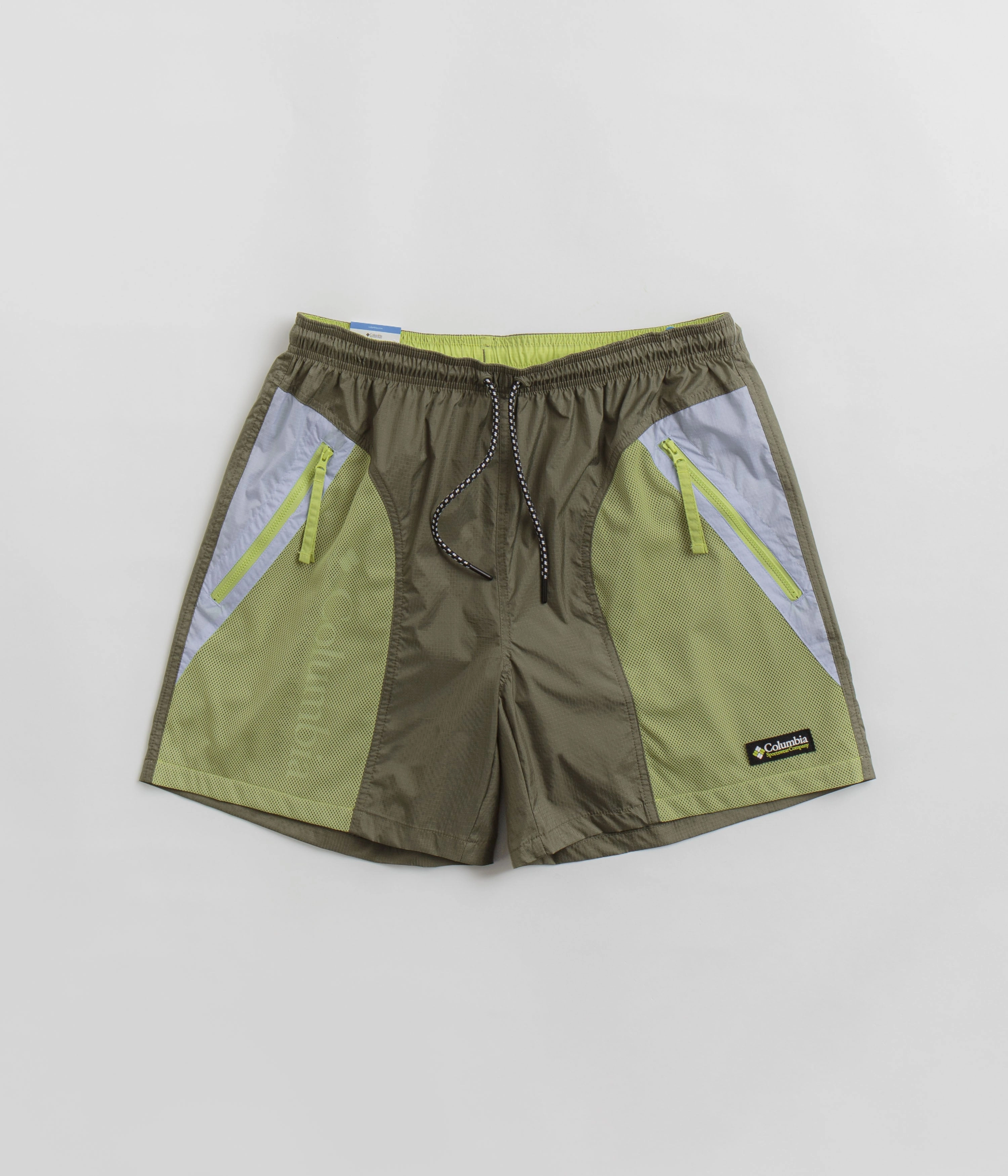 Columbia Riptide II Shorts - Stone Green / Whisper / Napa Green Quick Release Fasteners