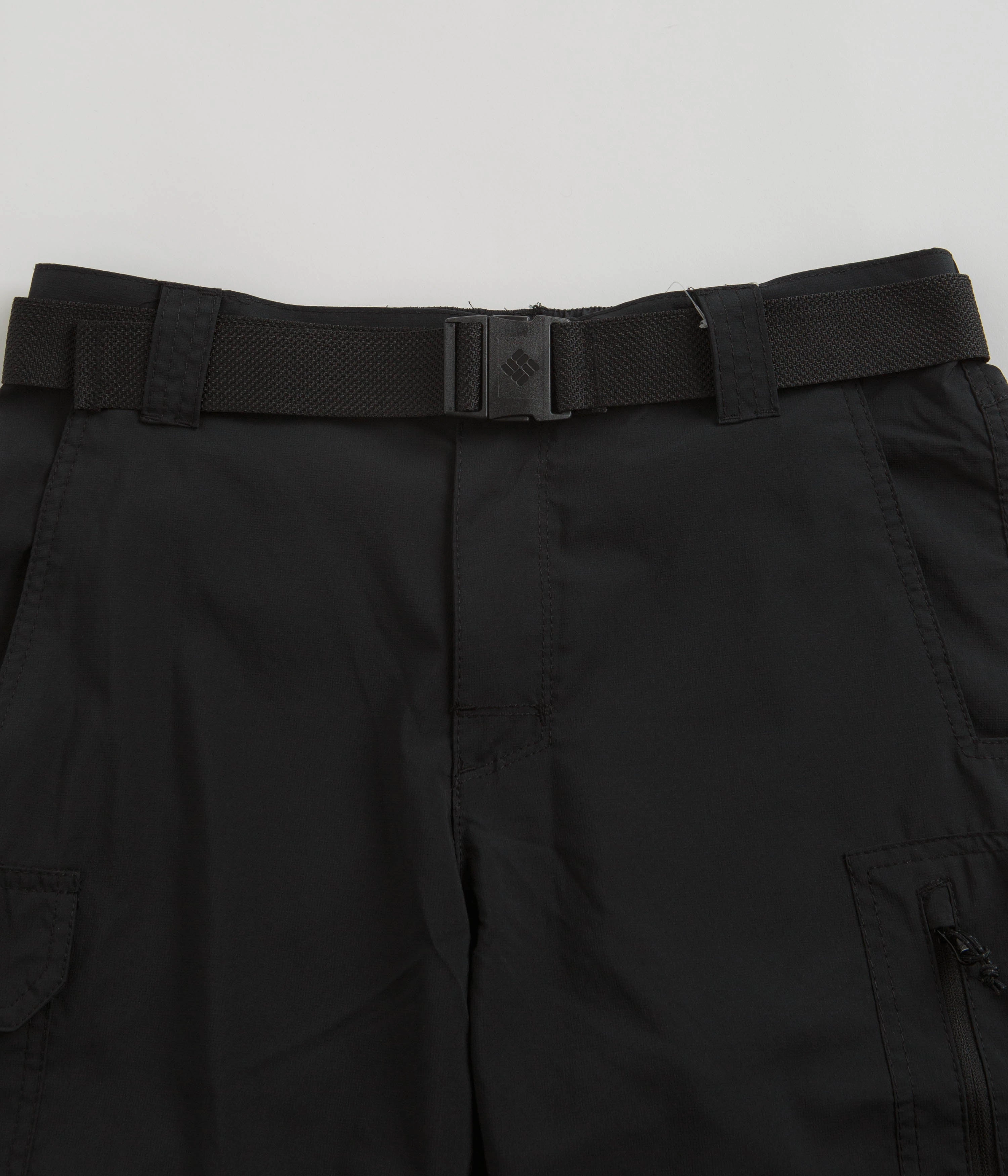 present for him Noise Free Fabric Columbia Silver Ridge Utility Cargo Shorts - Black