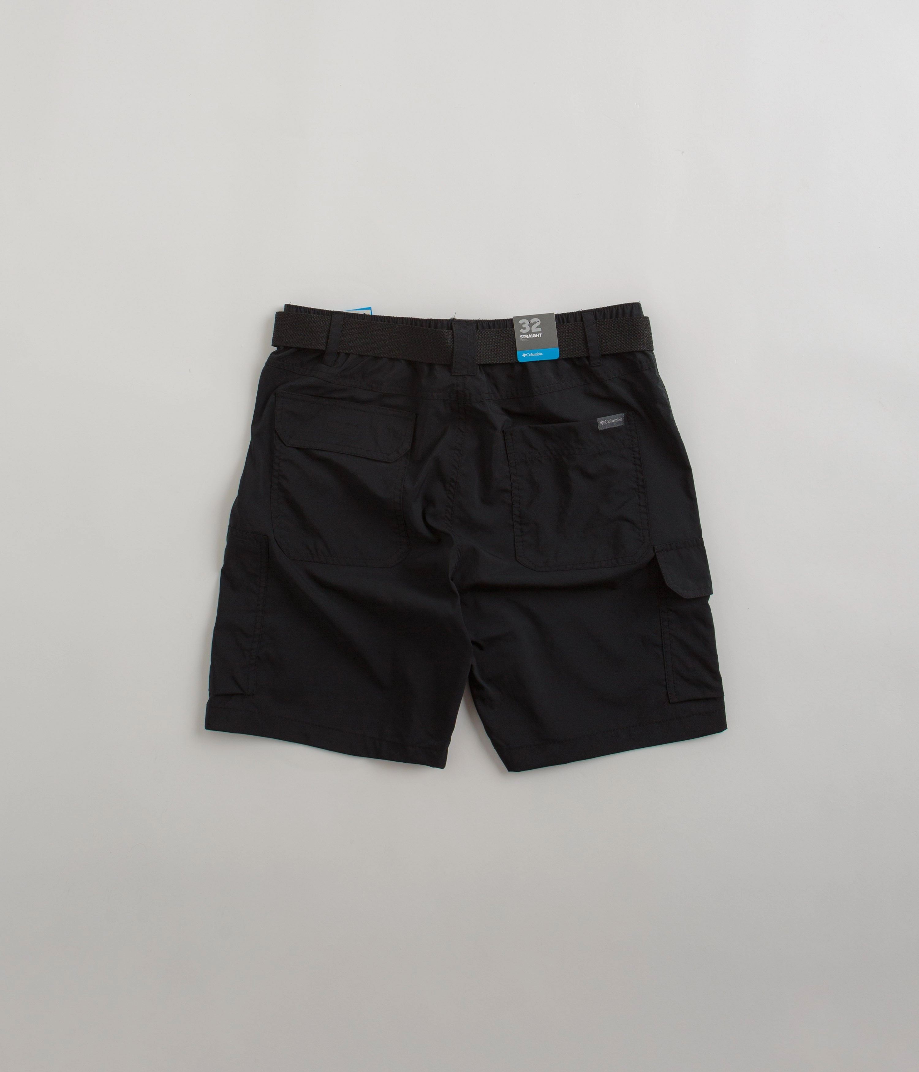 Quick Dry Material Columbia Silver Ridge Utility Cargo Shorts - Black
