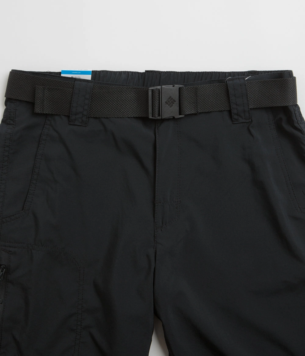 Columbia Silver Ridge Utility Shorts - Black Double Layered Panels Light Wear