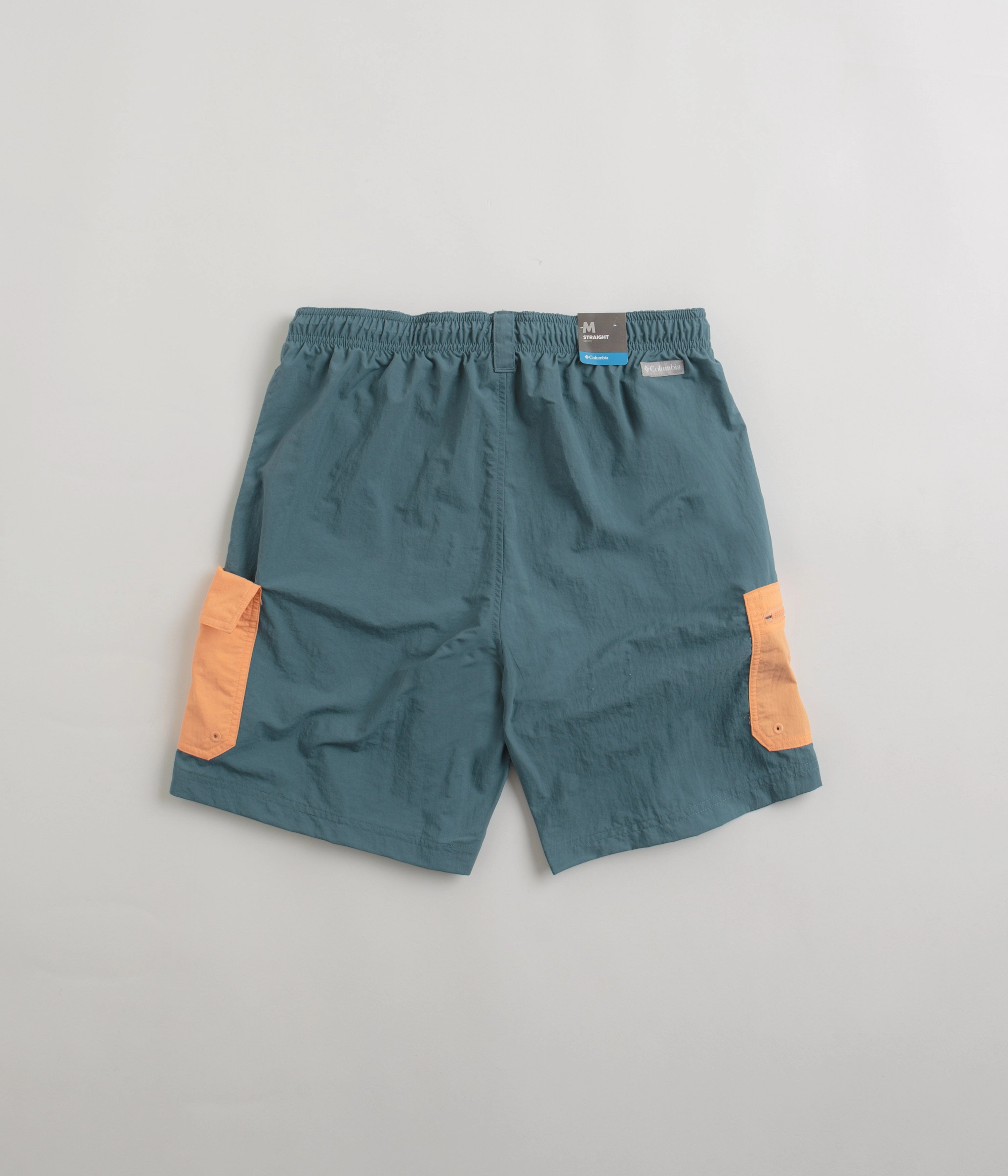 ZipperedSecurity Simple Fit Columbia Summerdry Brief 7" Shorts - Cloudburst / Apricot Fizz