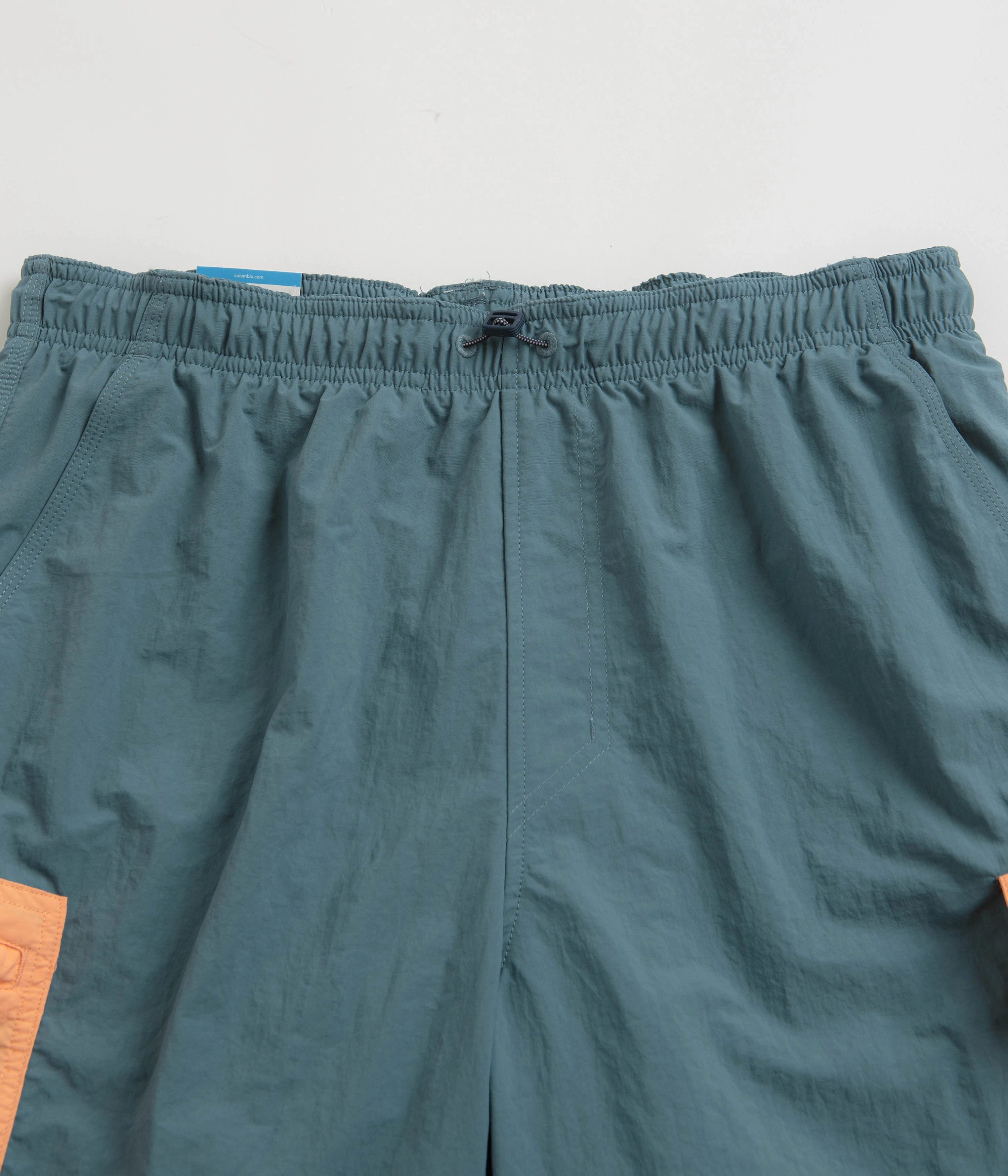 Columbia Summerdry Brief 7" Shorts - Cloudburst / Apricot Fizz Chafe Resistant Seams