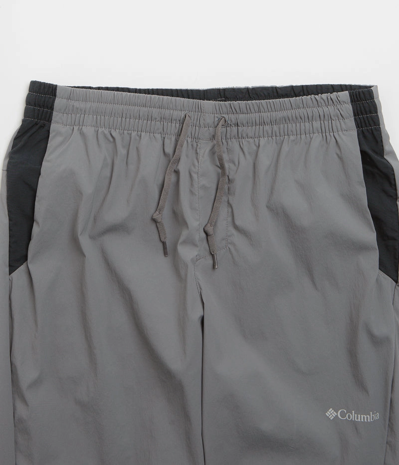 Quick Wash Columbia Tech Nylon Pants - City Grey / Black