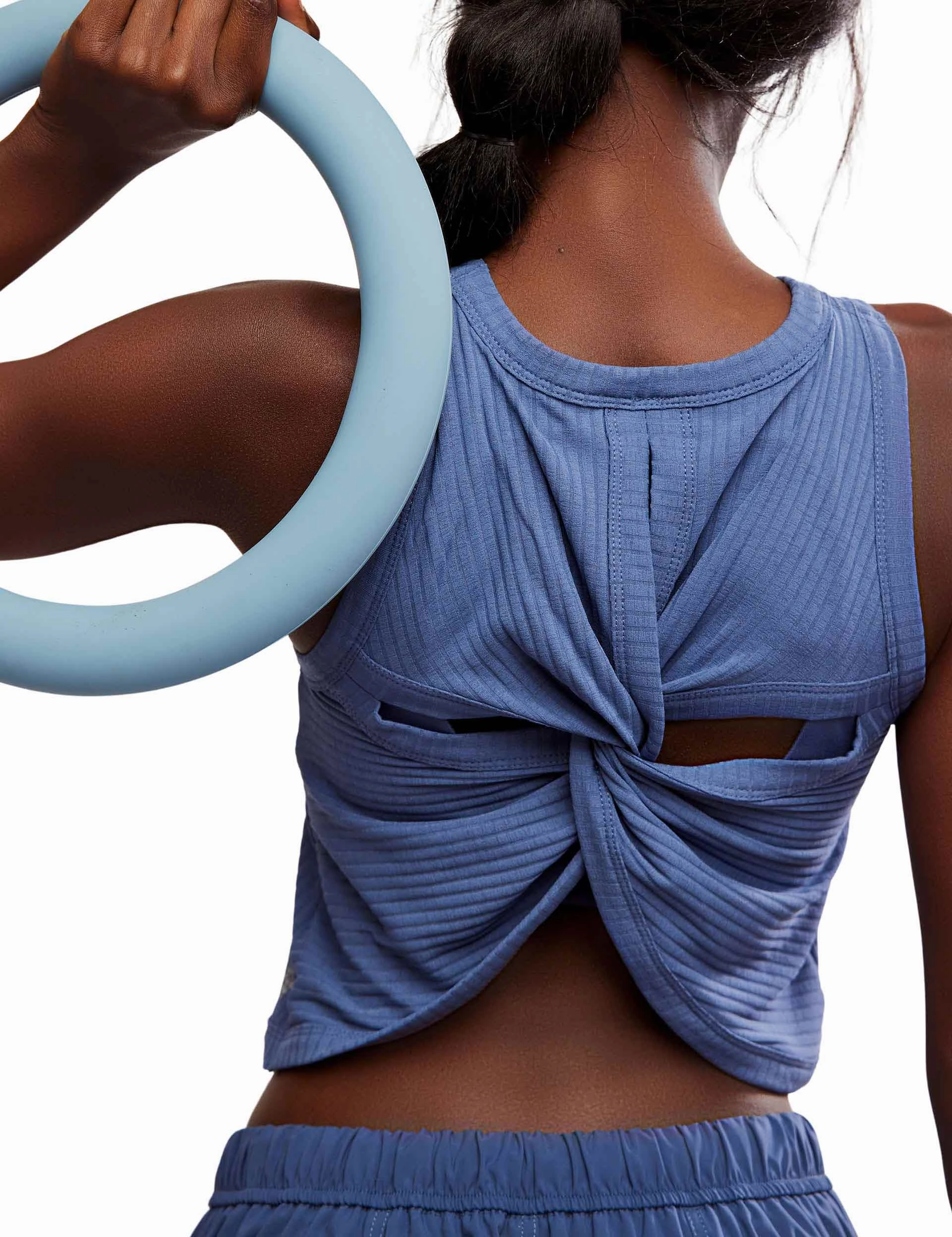High strength defensive role Comeback Tank - Blue Indigo