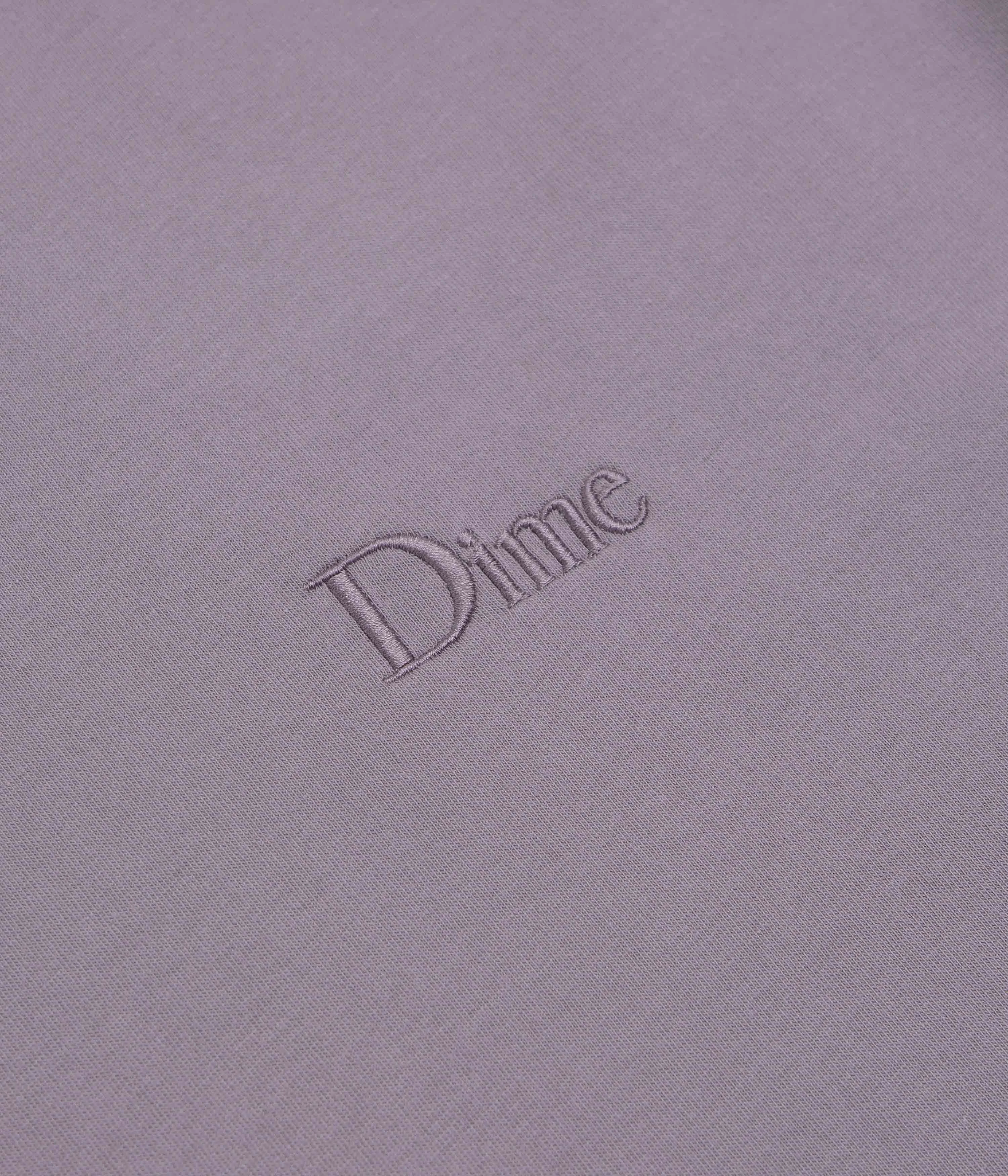 Wedding Dime Classic Small Logo T-Shirt - Plum Grey