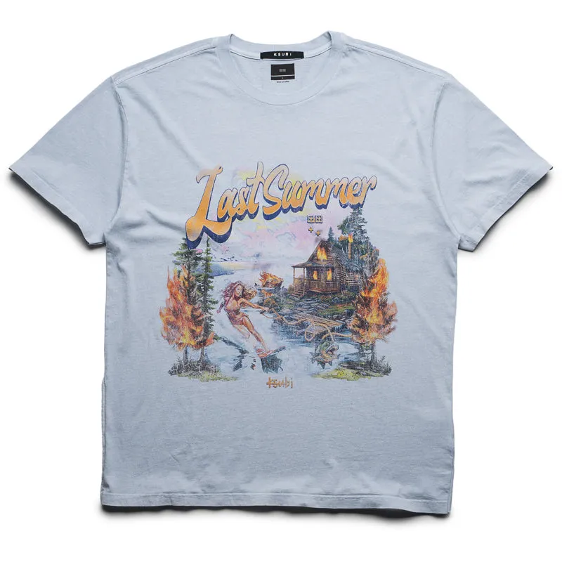 party event Ksubi Last Summer Ekcess Tee - Blue Mist