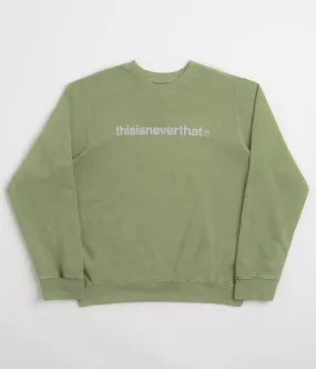 Comfortable clothing thisisneverthat T-Logo LT Crewneck Sweatshirt - Moss