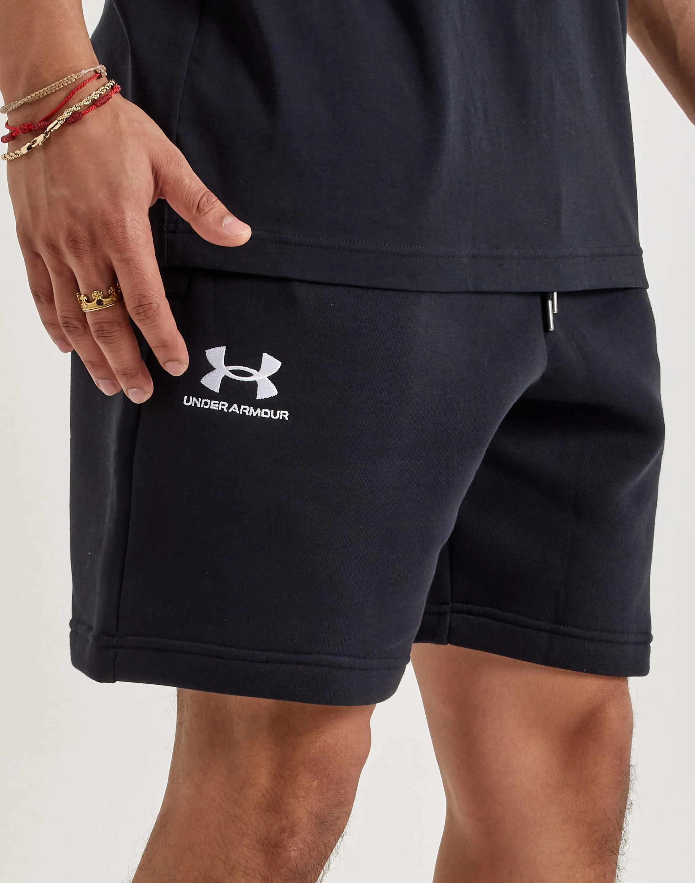 Under Armour Icon Fleece Shorts Reflective Safety Accents