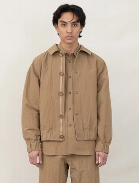 R18S3 Gum Shirt (Reed Linen) Relaxed City Style Tear Resistant Panels