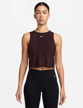Risk - minimized Smooth - operating One Classic Dri-FIT Cropped Tank - Burgundy Crush