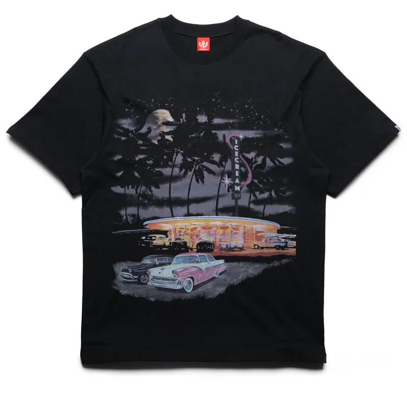 Durable Quality anniversary Ice Cream Diamond Knit Tee - Stretch Limo
