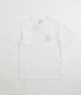 ruching School Uniform Parlez Corpora T-Shirt - White