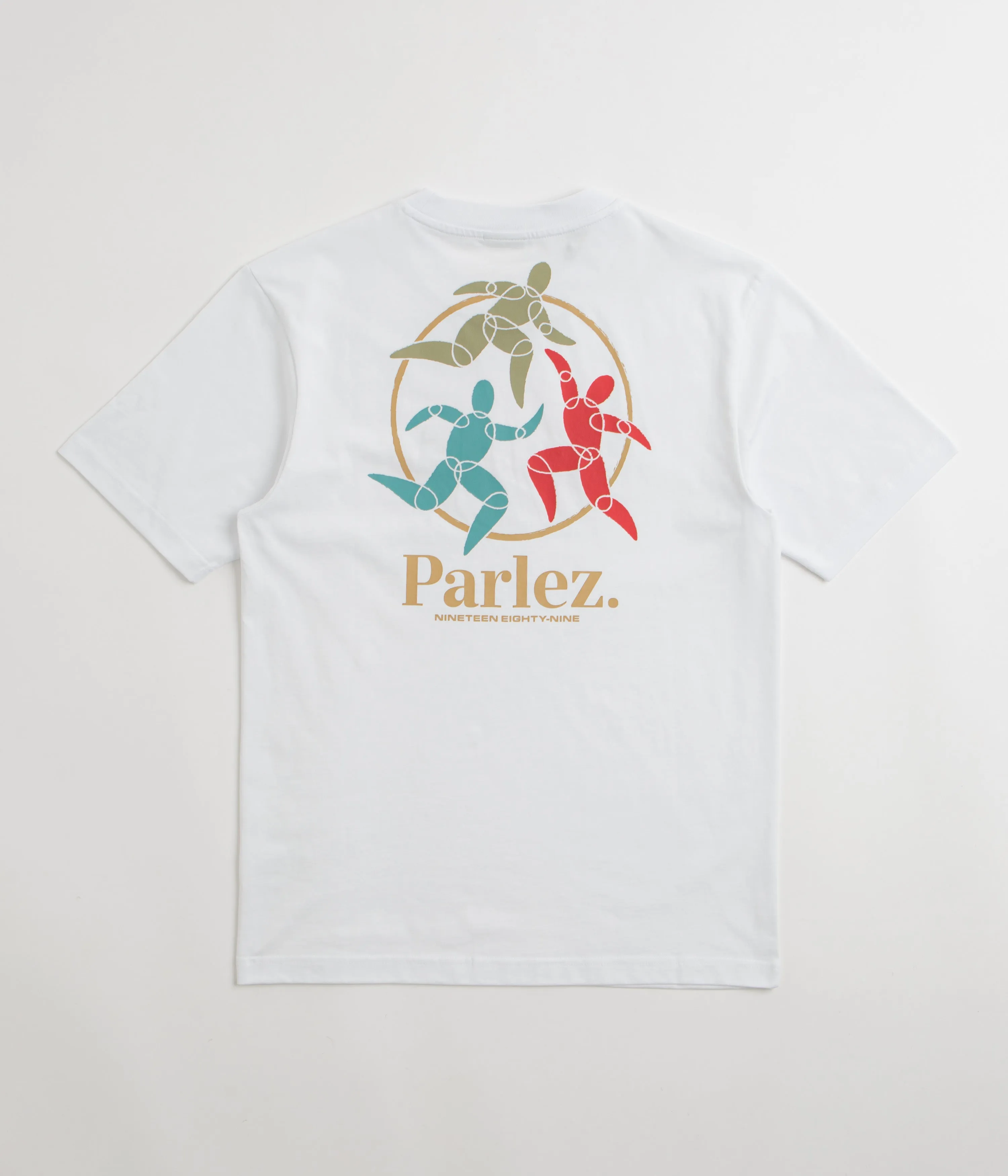 Parlez Corpora T-Shirt - White top Hiking Gear