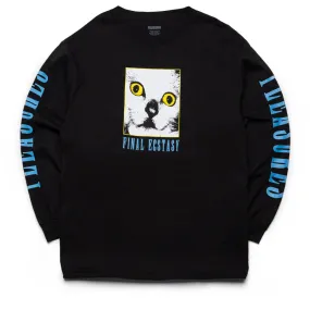 cycling venue Pleasures Final L/S Tee - Black