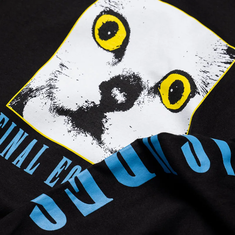 Skating bus event Pleasures Final L/S Tee - Black