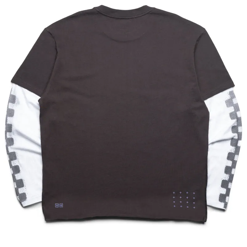 Ksubi Engine Layered L/S Tee - Faded Black Antique museum venue