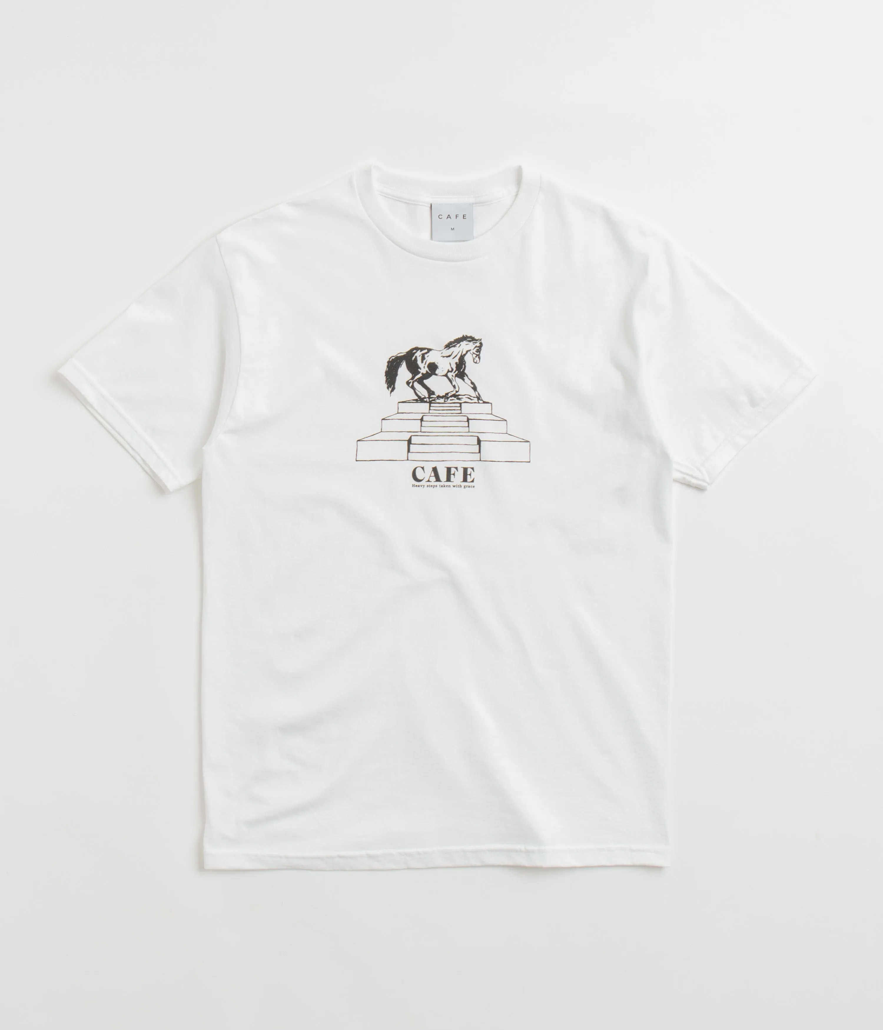Trendy Colors daytime venue Skateboard Cafe Homeground T-Shirt - White