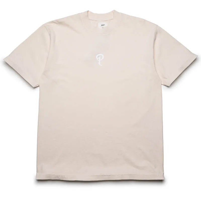 Printed Politics Center P Logo Tee - Creme