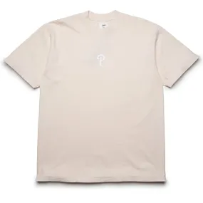 Printed Politics Center P Logo Tee - Creme