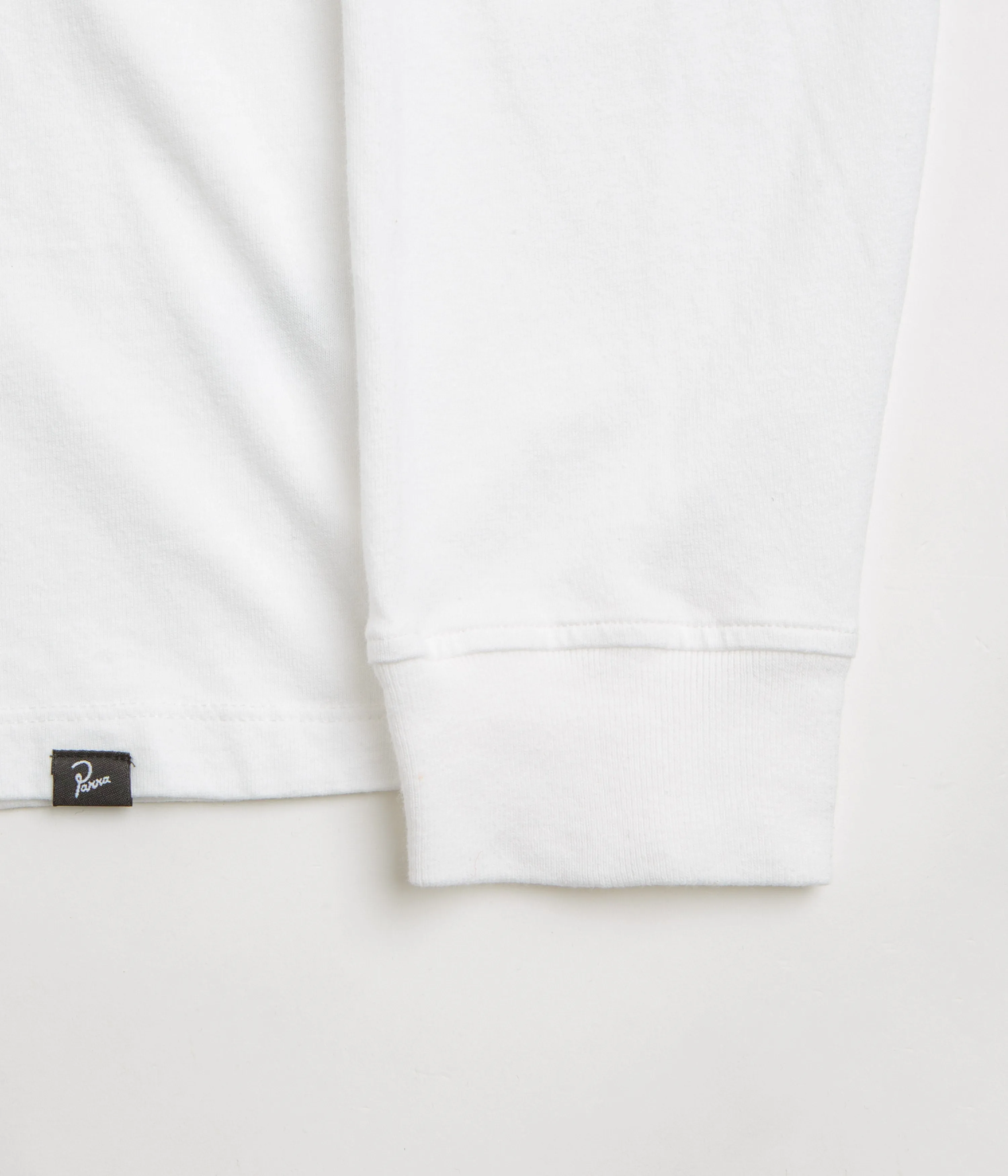 by Parra The Visitors Long Sleeve T-Shirt - White Printed