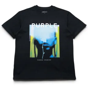 bead Supermarket Purple Brand Flower Tee - Black