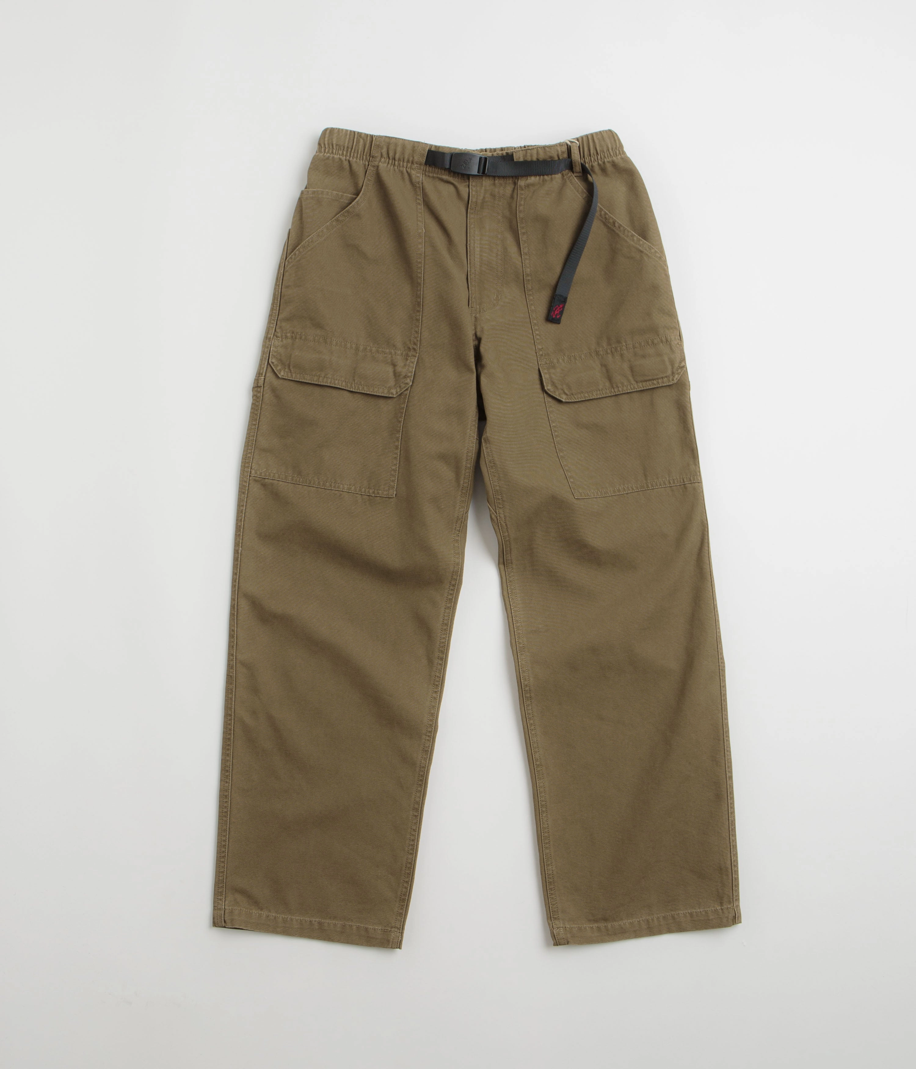 Gramicci Canvas EQT Pants - Dusted Olive Eco Friendly Dye Moisture Lock Technology