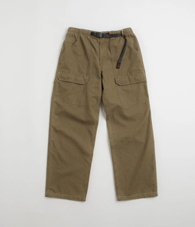 Gramicci Canvas EQT Pants - Dusted Olive Eco Friendly Dye Moisture Lock Technology