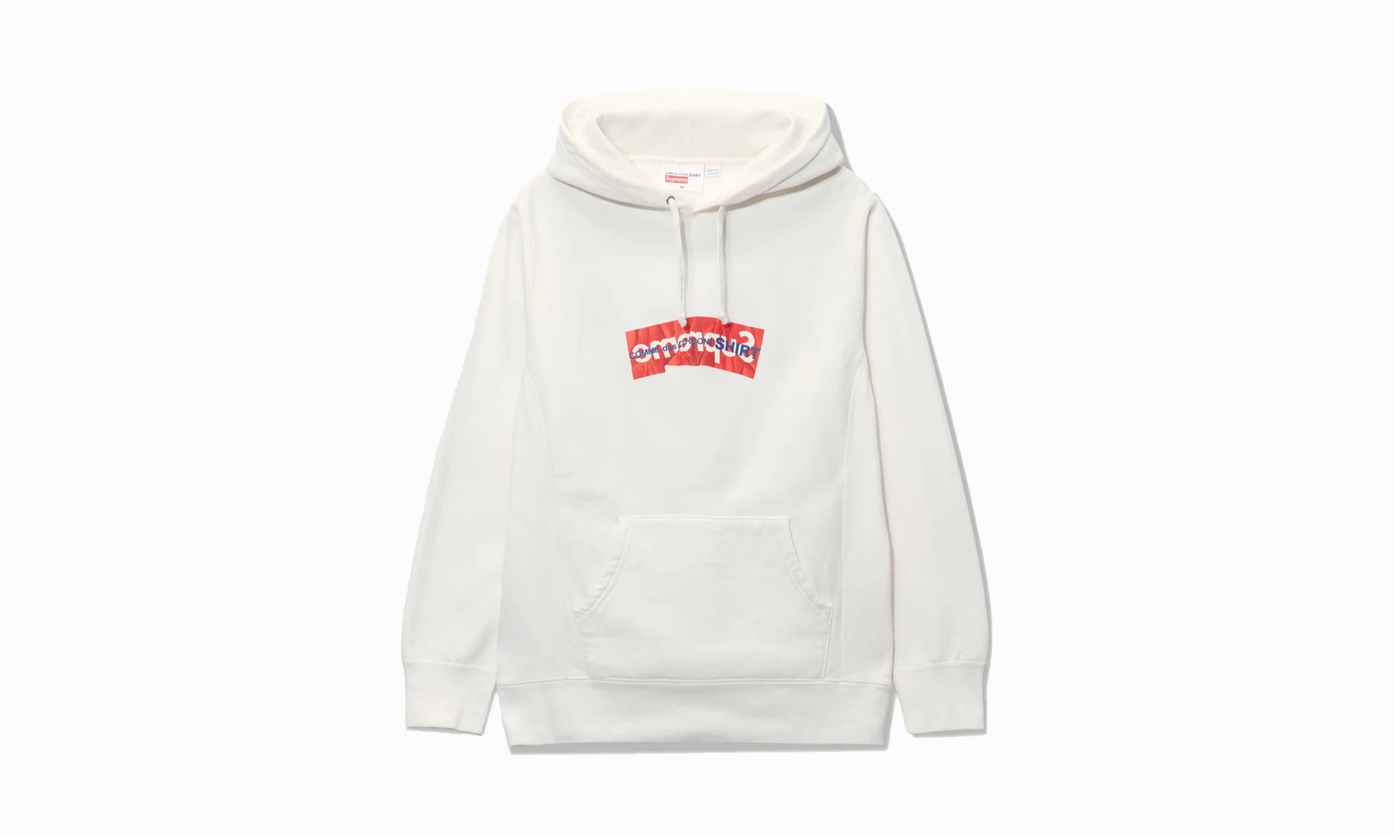 Comme Des Garcons SHIRT Box Logo Hoodie "SS 17 - White"