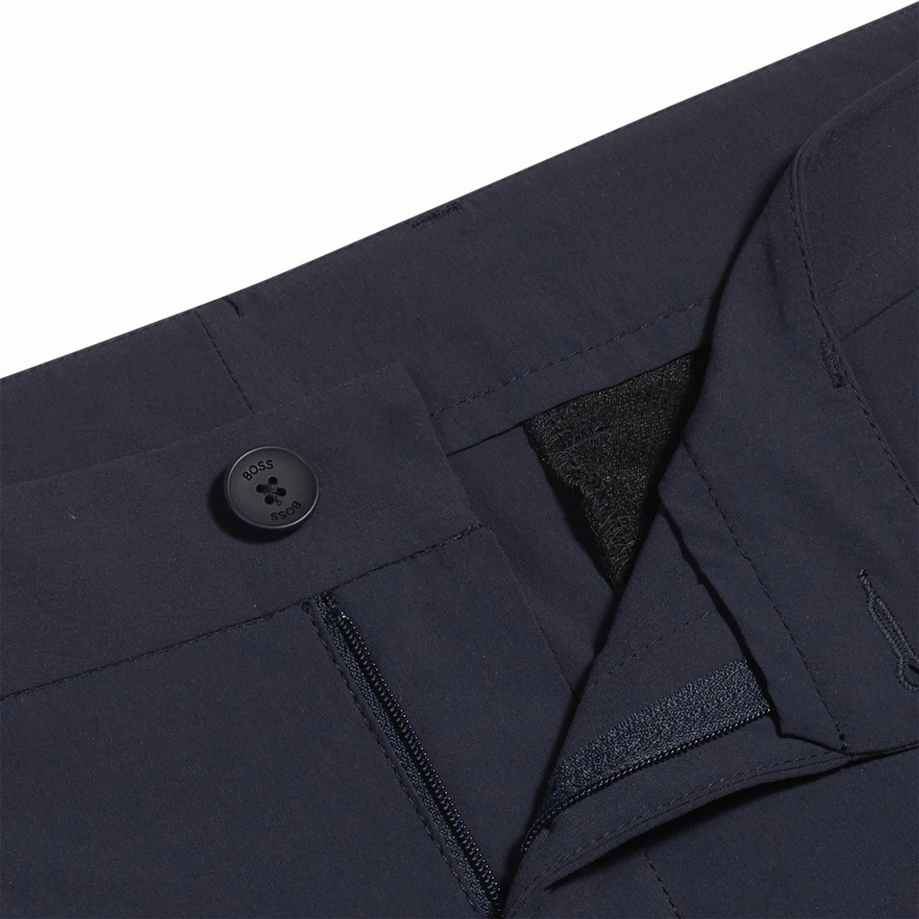 Commuter Hexa Trousers Dark Blue Compact Storage Chic Style
