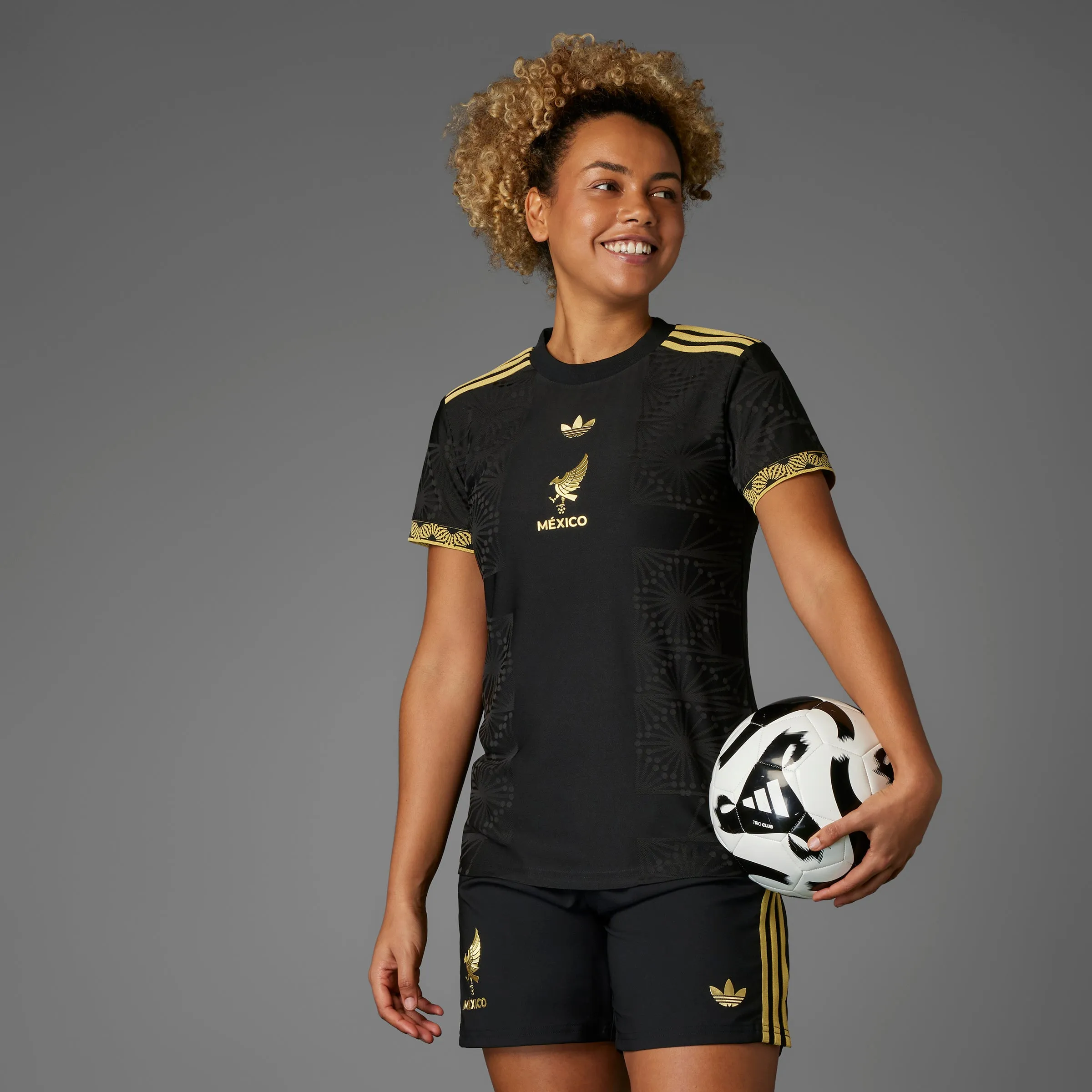 Lift Mode Mexico Black Gold Jersey - Womens