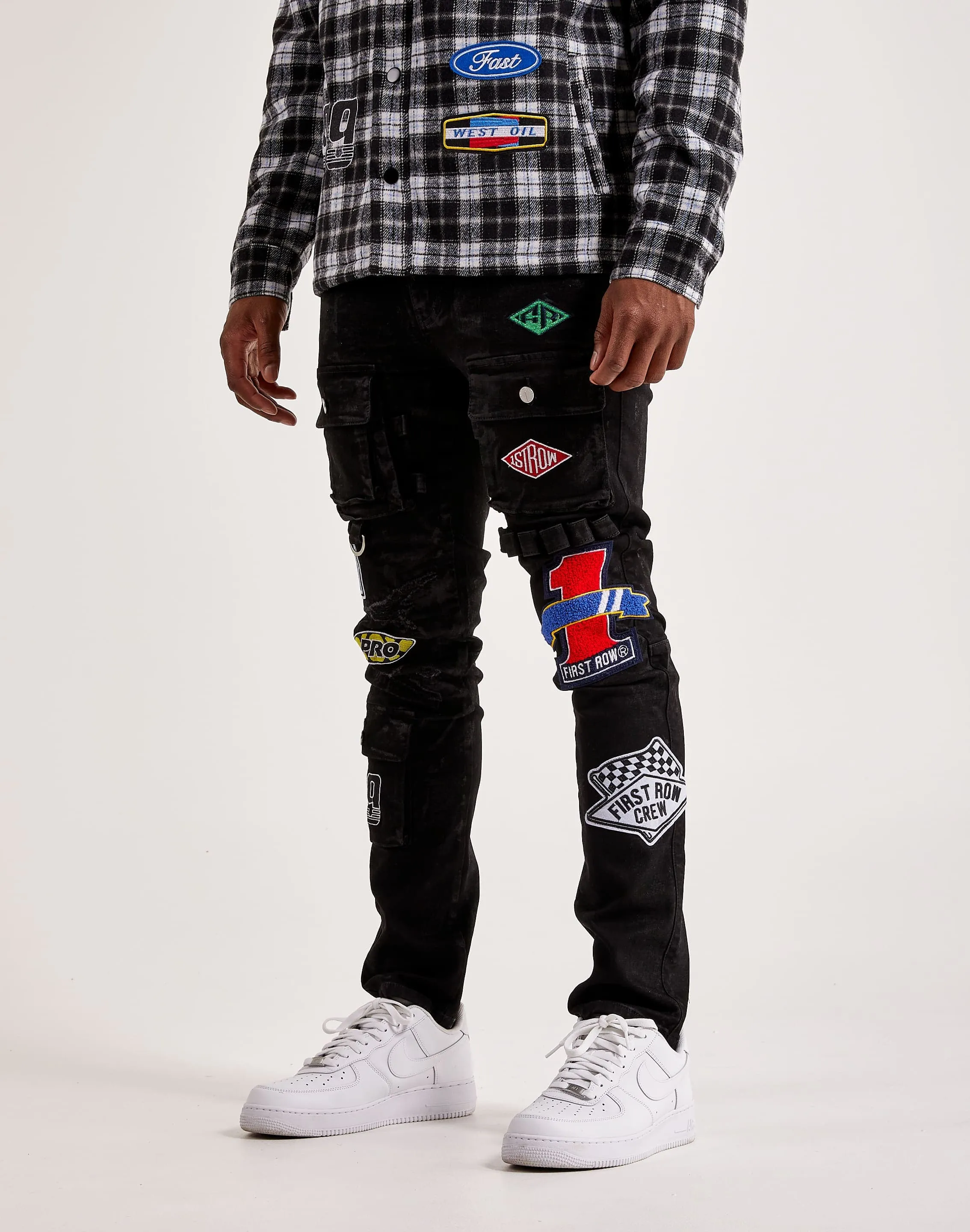 First Row Cargo Pants LowProfile Fasteners
