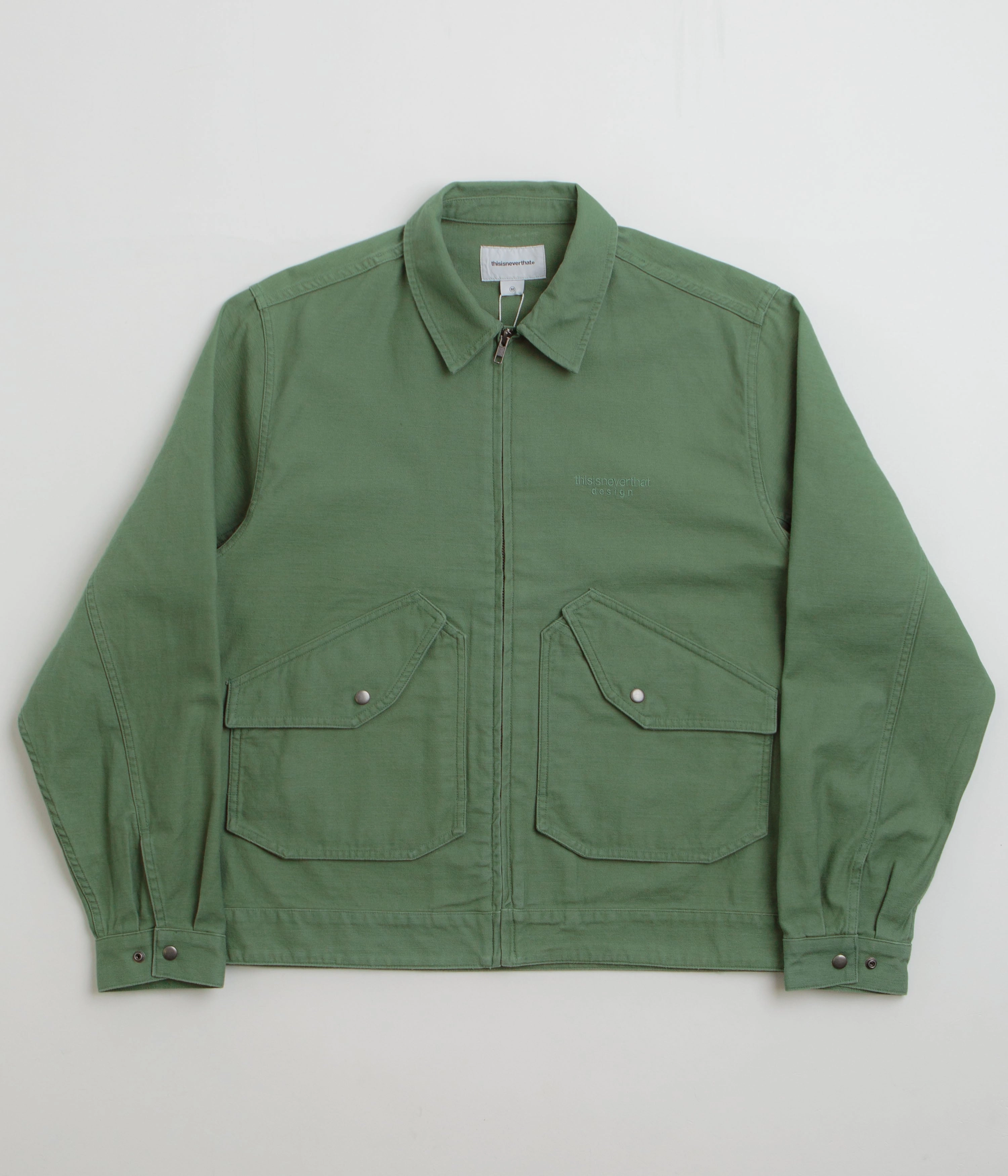 thisisneverthat Washed Work Jacket - Green kids' Refresh