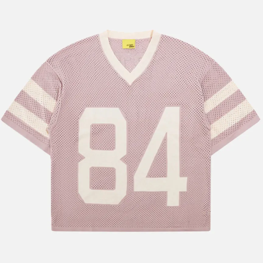 KNITTED MESH JERSEY - MAUVE StainRepellentSurface