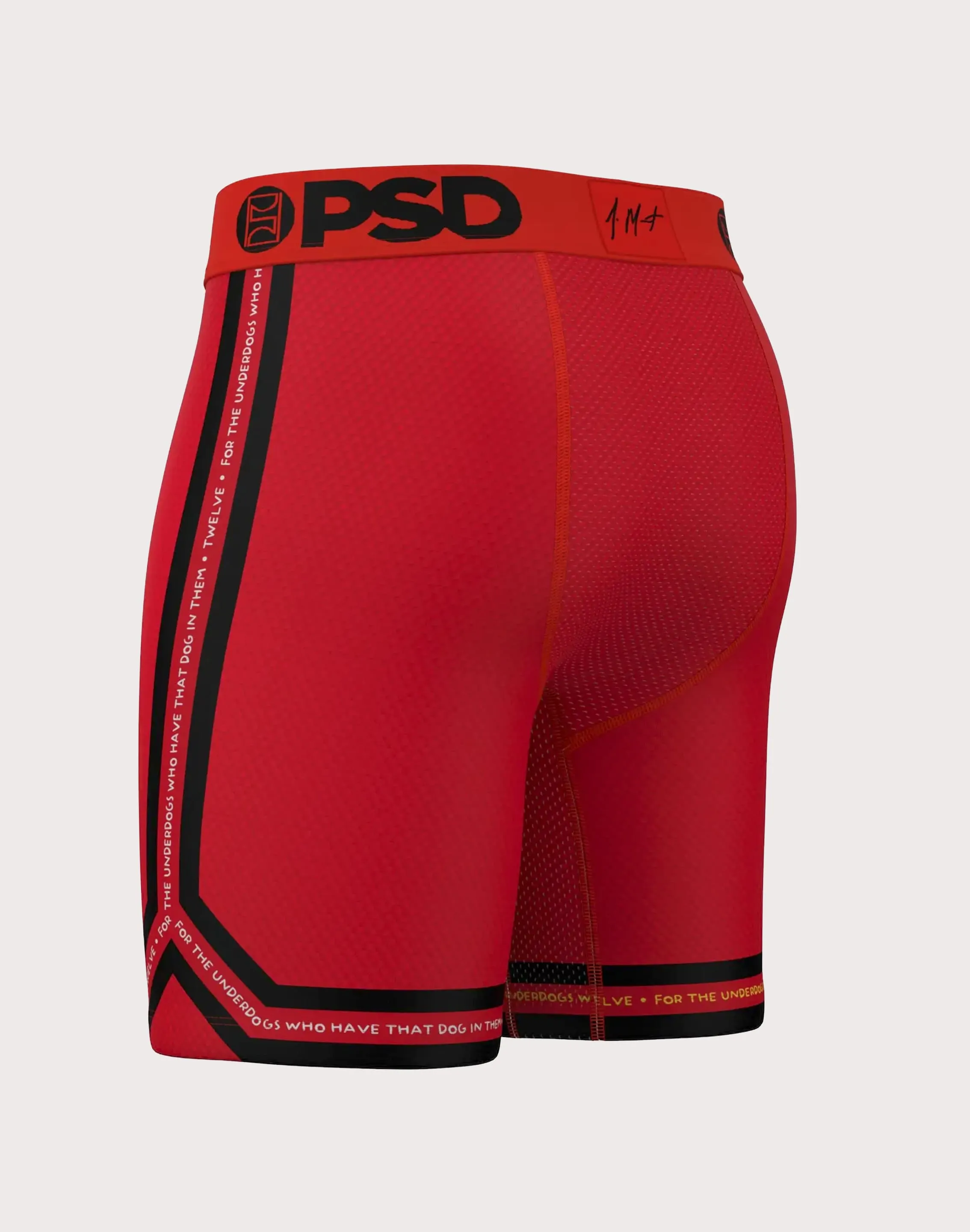 Psd Underwear Ja Morant Underdog Boxer Briefs Pure Tone Heavy Silk