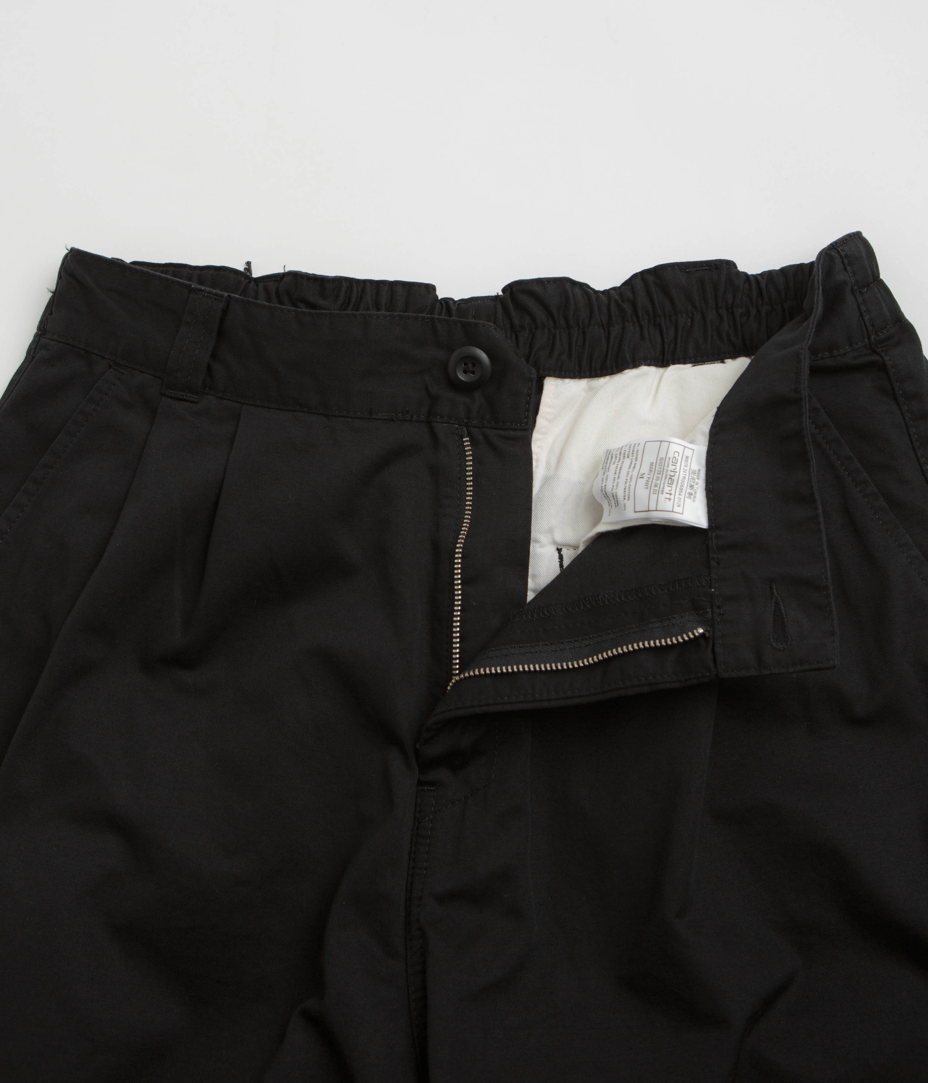 Carhartt Marv Pants - Black SustainableManufacturing Polished Look