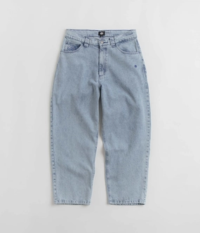 Magenta OG Stitch Jeans - Washed Denim Friction Resistant Fabric