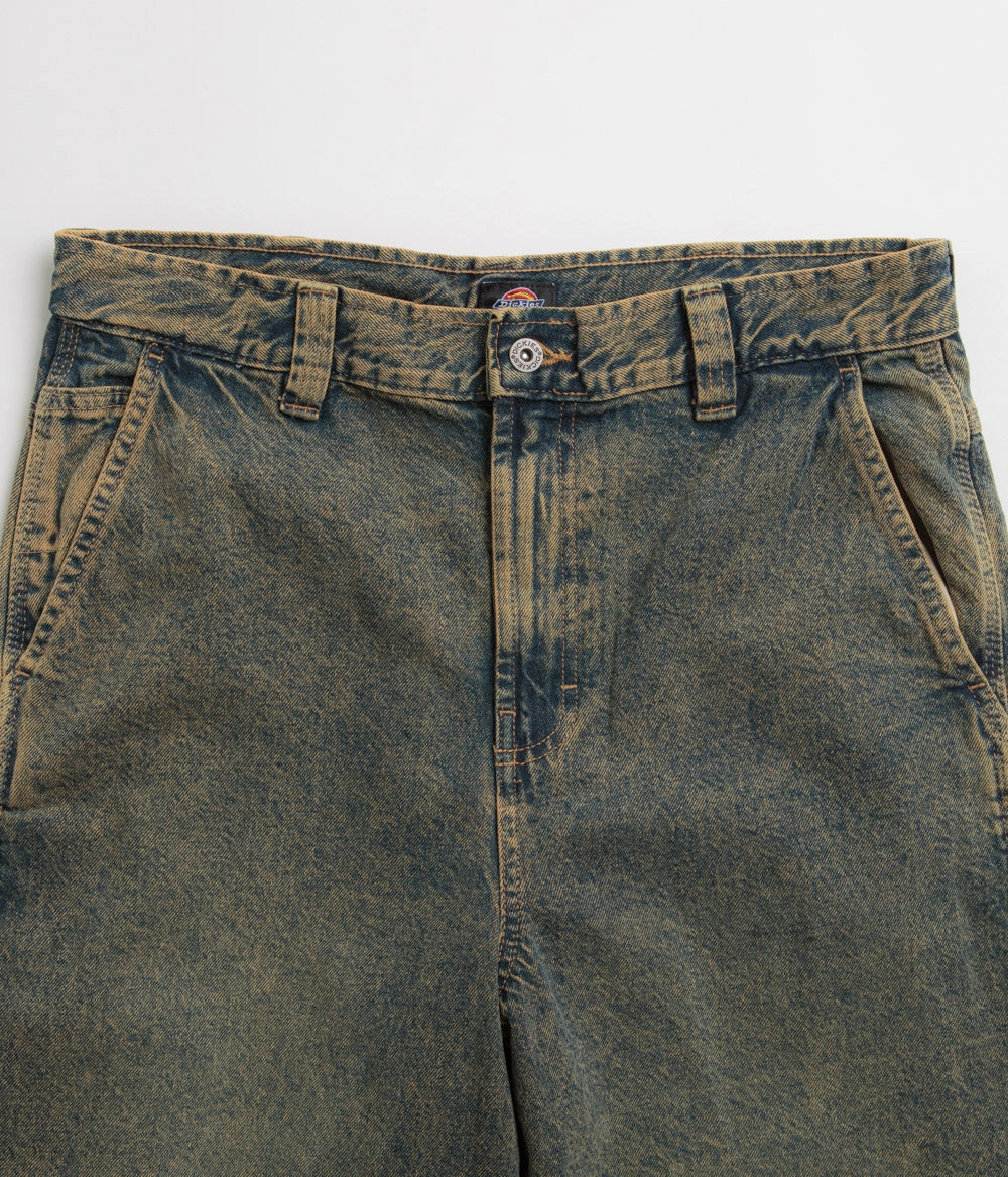 Dickies Madison Jeans - Yellow Fade Indigo Yoga Ready Straight Leg