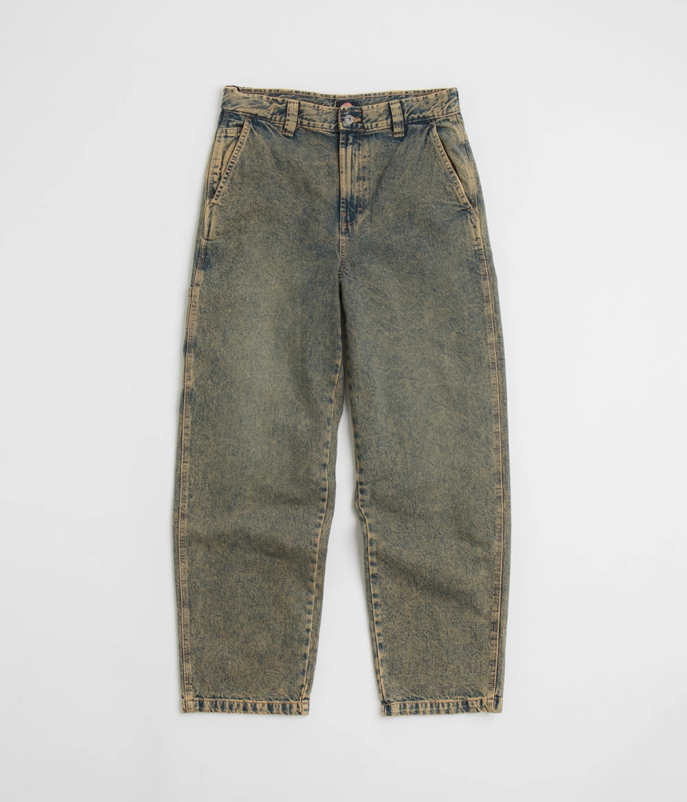 Dickies Madison Jeans - Yellow Fade Indigo Transitional Style