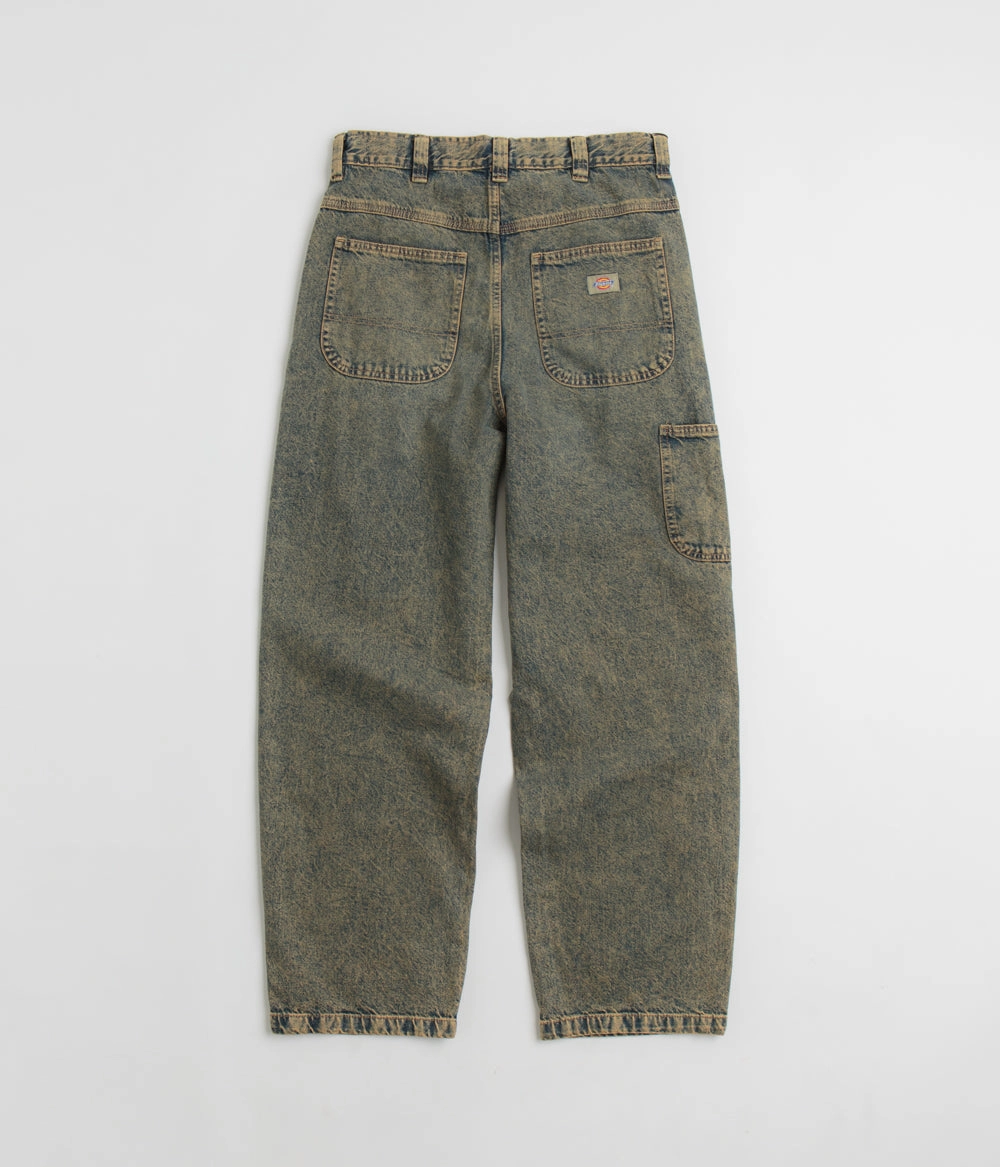 Non Bulk All Time Use Dickies Madison Jeans - Yellow Fade Indigo