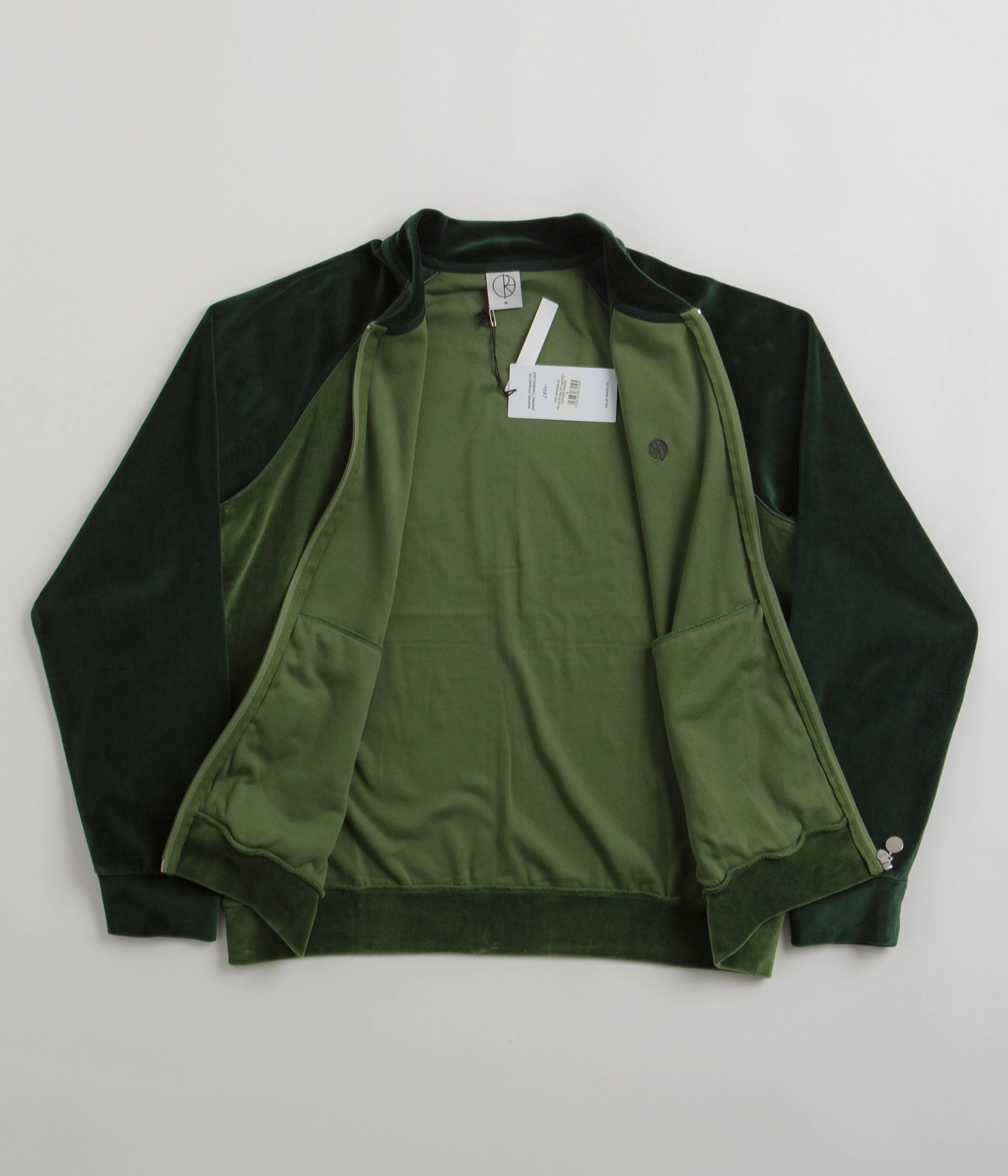 Polar Velour Ralph Jacket - Garden Green Score popular among adults