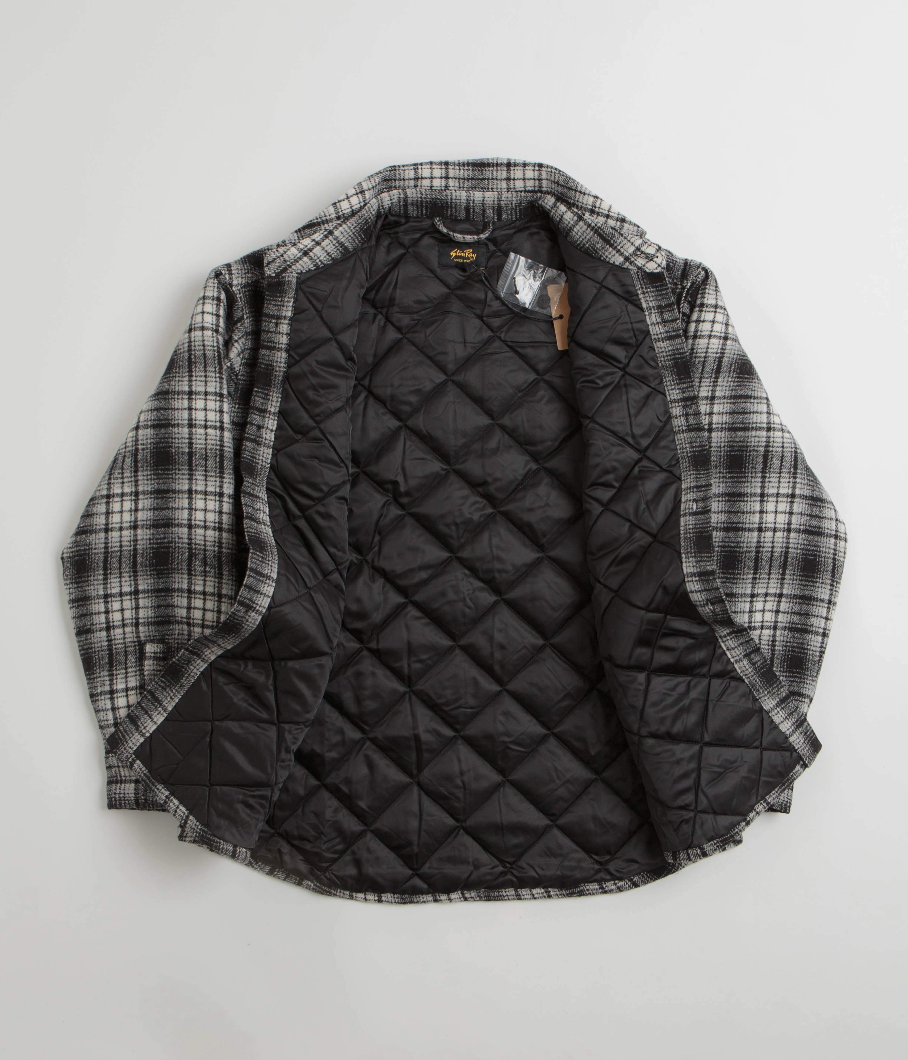 Everyday Use Stan Ray Quilted Plaid Overshirt - Blue