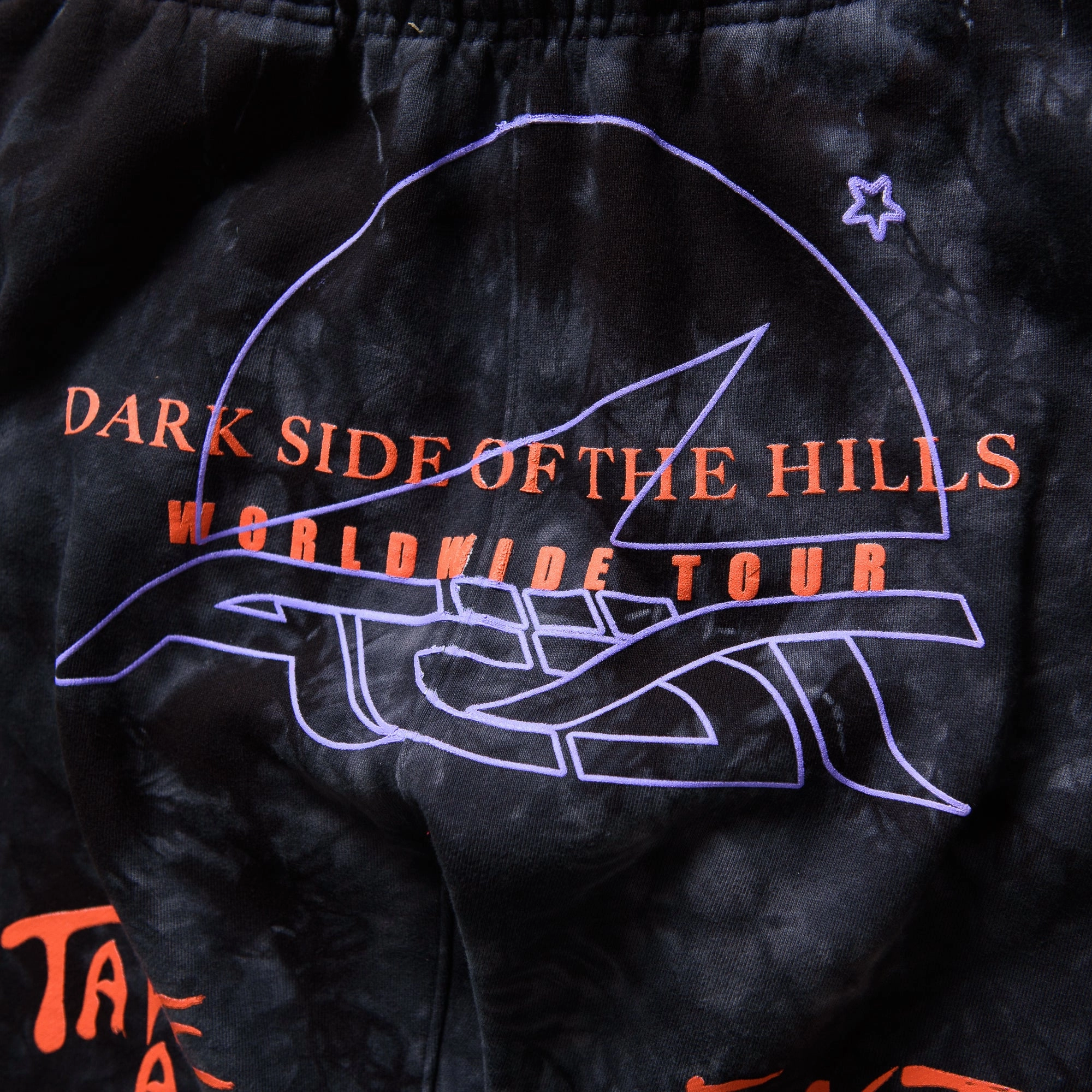 Mesh Panel Breathability Always On Tour Dark Side Sweatpants - Black