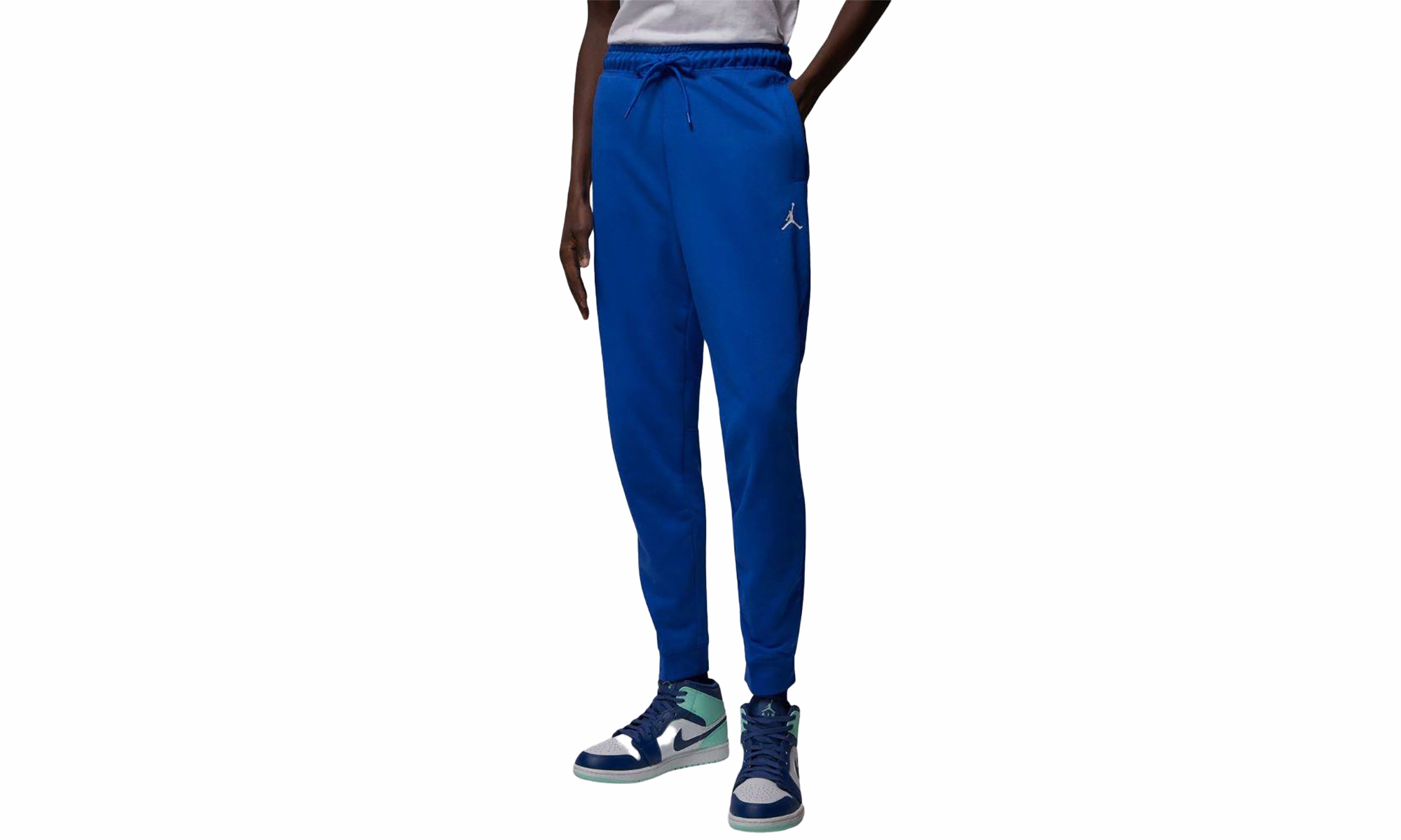TEAM DRY FLEECE PANT "Blue" Moon Beam