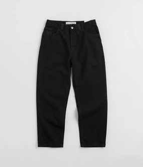 Polar '92 Jeans - Pitch Black Embroidered Detail