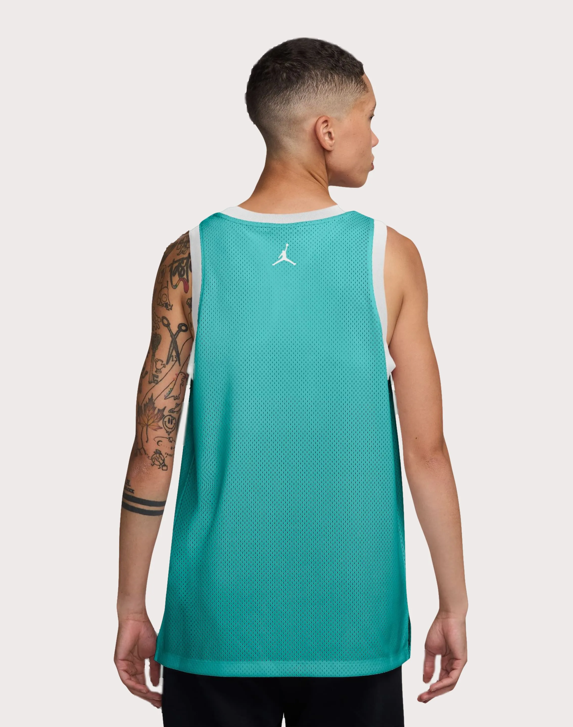 Jordan 40th Anniversary Jersey Teal Tank PressureRelief Seams